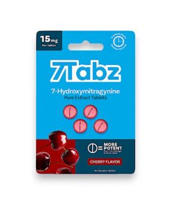 7Tabz 7-Hydroxymitragynine Kratom Extract Tablets Cherry 15mg