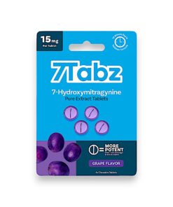 7Tabz 7-Hydroxymitragynine Kratom Extract Tablets Grape 15mg Per Tablet