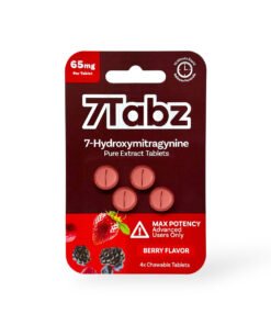 7Tabz 7-Hydroxymitragynine Max Potency Kratom Tablets Berry 65mg Per Tablet