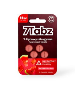 7Tabz 7-Hydroxymitragynine Max Potency Kratom Tablets Watermelon 65mg Per Tablet