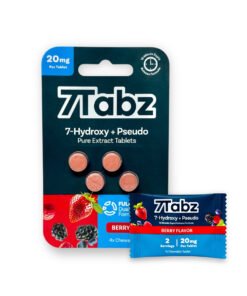 7Tabz 7-hydroxymitragynine + Pseudo Pure Extract Tablets Berry 20mg