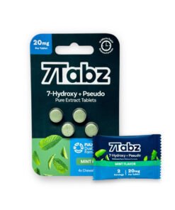 7Tabz 7-hydroxymitragynine + Pseudo Pure Extract Tablets Mint 20mg