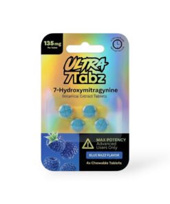 7Tabz Ultra 7-Hydroxymitragynine 135mg Chewable Tablets | Blue Razz